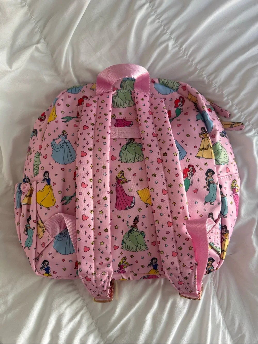 Stoney Clover Never Stop Dreaming Pink Princess Print Mini Backpack - Picture 5 of 6